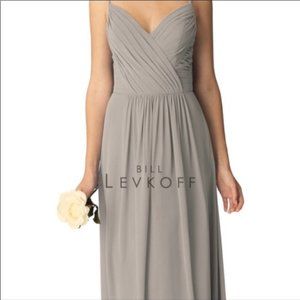 Bill Levkoff Bridesmaid Gown- Desert Gray